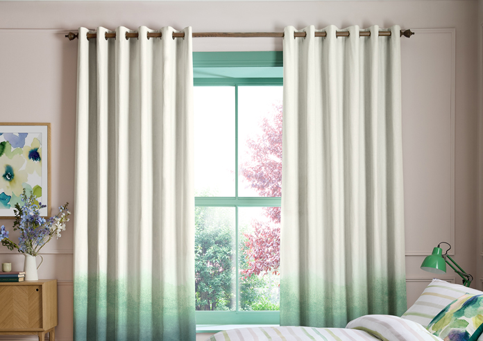 Bluebellgray Ombre, Teal - Made to Measure Curtains - Image 3